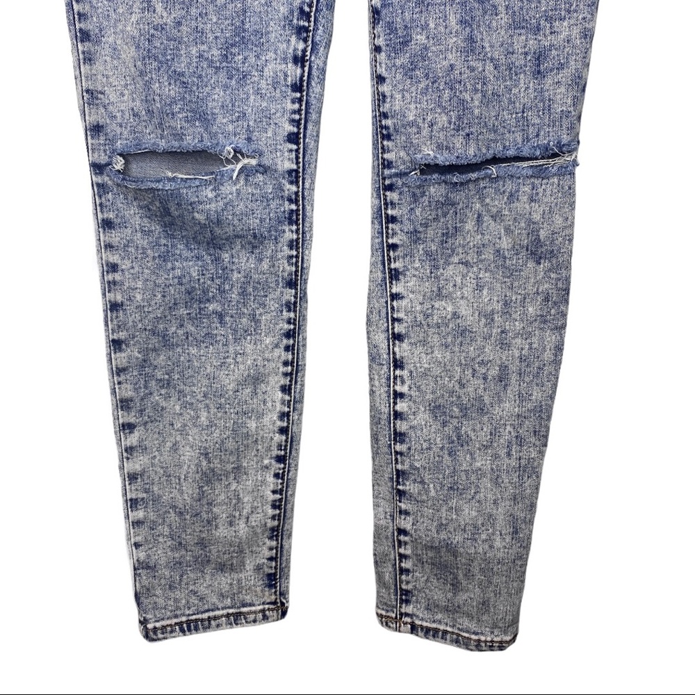PacSun Acid Wash High-Rise Ankle Leggings - Picture 5 of 11